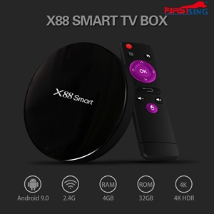 Picture of Firstsing X88 RK3328 4G 32G Android 9.0  2.4G Wifi  Lan 4K Smart  MINI TV BOX