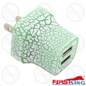 Image de Firstsing Dual USB Fast Charger 5V 2.1A Wall Charger with LED Night Light for iPhone Android