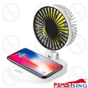 Изображение Firstsing Foldable Portable USB Cooling Fan with Wireless Charging and Power bank functions