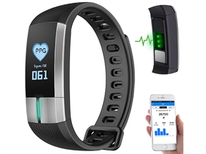 Firstsing Fitness Smart Bracelet wristband with blood pressure heart rate and ECG display IP67 Waterproof