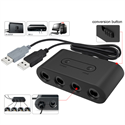 Firstsing Gamecube Adapter 3 in 1 for PC Nintendo Wii and Nintendo Switch の画像