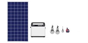 Portable Solar Panels Charging Generator Power System with LED Firstsing