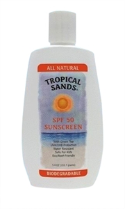 Biodegradable SPF 50 Natural Sunscreen Waterproof Sun Protection Cream with Ginseng