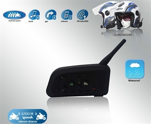New arrival 1200 meter talking ranger motorcycle bluetooth intercom full duplex communication for 4 riders at the same time