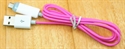 Picture of LED Light USB Charge Sync Data Charging Cord Cable For iPhone Samsung HTC LG