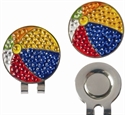 Изображение Crystal Beach Ball Golf Ball Marker