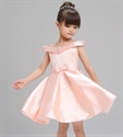 Image de Girl Off Shoulder Ruffle Princess Dress Kids Party Pageant Wedding Bridesmaid