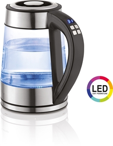 Image de  Electric Kettle 1.7L Cordless Glass Electric Tea Kettle LED Indicator