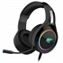 Picture of RGB Wired Gaming Headset PC USB 3.5mm XBOX / PS4 Headsets with 50MM Driver, Surround Sound & Microphone, XBOX One Gaming Overear Headphones for Computer and More, Black