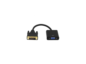 Picture of DVI to VGA Cable 1080P DVI-D to VGA Cable 24+1 25 Pin DVI Male to 15 Pin VGA Female Video Converter for PC Display