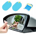 Car Rearview Mirror Protective Film, Anti Water/Rainproof/Anti-Glare/Mist Film/Anti Fog/Anti-Scratch Nano Coating 4 PCS Rear View Mirror Window Clear Nano Film 