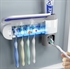 Picture of Family UV Sterilizer Toothbrush Holder Automatic Toothpaste Dispenser Cleaner Sanitizer Device for Oral Hygiene