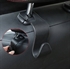 2pcs Bearing 20kg Car Hook Seat Hook SUV Back Seat Headrest Hanger Storage Hooks For Groceries Bag Handbag Auto Products
