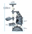 Изображение Домик-когтеточка для кота-5 уровней