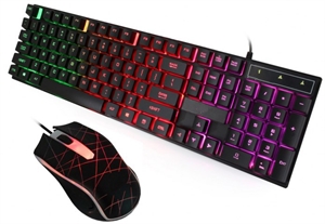 Image de ILLUMINATED MOUSE KEYBOARD FOR LED GAMERS