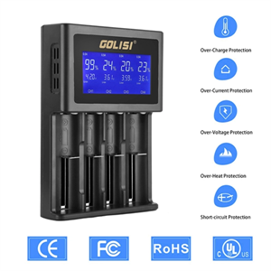 Image de Charger Batterie LCD Display Smart Battery for Lithium-ion NI-cd Ni-MH AAA AA