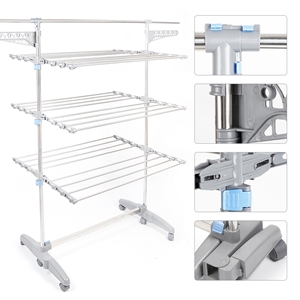 Image de Foldable Clothes Rack Hangers