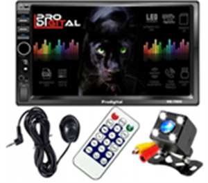 Image de 2DIN CAR RADIO ProDigital HS-7800 + SPORTS CAMERA FHD