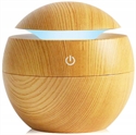 Image de Color LED Night light Aroma Air Humidifier Essential Oil Diffuser Wood Grain Ultrasonic Cool Mist Maker