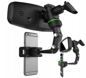 Multifunction Mobile Phone Holder Car 360 Degree Seat Hanging Clip Adjustable の画像