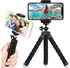 Portable Phone Holder Flexible Sponge Octopus Tripe Smartphone Tripod Stand with Clip の画像
