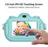 Picture of BlueNEXT Kids Digital Camera,3.0 Inch Kids Boys and Girls IPS HD Touch Screen Camera(Blue)