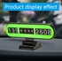 Image de BlueNEXT Car Luminous Parking Number Card,Universal Temporary Stop Sign Parking Card Comeback Mobile Phone Number Card for Car Windshield Dashboard