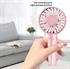 BlueNEXT Mini Handheld Fan, Quiet Portable USB Fan With 2400mAh Rechargeable Battery,Small Personal Desk Fan and mobile phone holder for Home Office Indoor Outdoor Traveling 