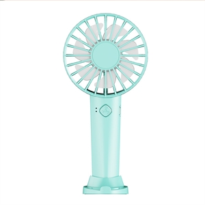 BlueNEXT Mini Handheld Fan, Quiet Portable USB Fan With 2400mAh Rechargeable Battery,Small Personal Desk Fan and mobile phone holder for Home Office Indoor Outdoor Traveling 