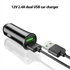 Изображение BlueNEXT 12V 2.4A Dual USB Car Charger Mini Metal Adapter Aluminum Alloy USB Car Charger