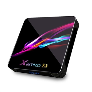 Image de BlueNEXT X88 Pro X3 Tv Box Android 9.0 Amlogic S905x3 Dual Wifi 4k 4gb 64gb 128gb Rom Gigabit