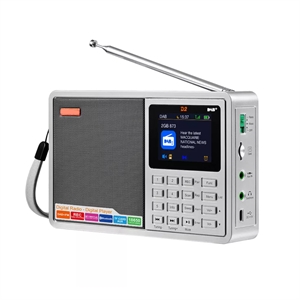 Изображение BlueNEXT Color display DAB FM digital radio D2 Support TF card digital player with 2.4 inch display