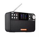 BlueNEXT 2.4 inch TFT color display DAB+FM+BT radio internet radio receiver support usb connect pc upgrade