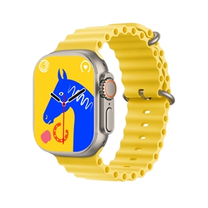 Image de BlueNEXT Smart Watch Watch 8 Ultra,8 NFC Function BT Call Heart Rate Blood Pressure Tracking IP67 Smart Watches(Yellow)