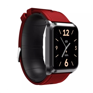 Image de BlueNEXT New ST6 Smart Watch Real-time Heart Rate Air Pump Blood Pressure monitoring Sports Pedometer Smart bracelet Phone(Magenta)