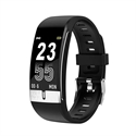 BlueNEXT Sports smart watch E66 with body temperature ECG blood pressure oxygen bracelet for 24h human body temperature smart watch(Black)
