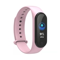 BlueNEXT M4s 0.96 Inch Hd Ip67 Body Temperature Monitoring Sport Fitness Waterproof Smart Watch(Pink)