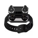 Изображение BlueNEXT Smart Watch with Wireless Bluetooth Headset,2 in 1 Sport TWS Earbuds with Smart Bracelet,Earbuds Fitness Heart Rate Monitor Smart Bracelet