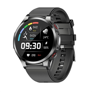Изображение BlueNEXT Men Smart Watch,1.32 Inch Screen IP67 Waterproof Watch,ECG + Remote Care Measure Blood Pressure,Blood oxygen, Heart Rate,Body Temperature(Black)