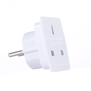 Изображение BlueNEXT British to Multi Country Conversion Plug,2Pin  Round Socket Conversion Plug