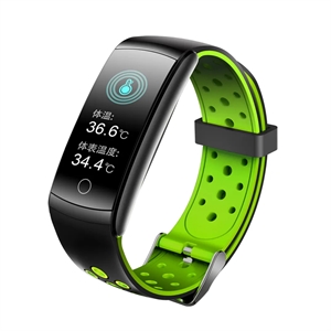 Изображение BlueNEXT Touch Screen Smart Watch,0.96 inch IP67 Waterproof Watch,Blood Pressure Custom Dial Heart Rate Message Push Sport Watch(Green)