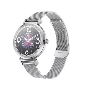 Image de BlueNEXT Women Smart Watch,1.09 inch IP68 Waterproof Watch,Fitness Round Smart Bracelets(Silver)
