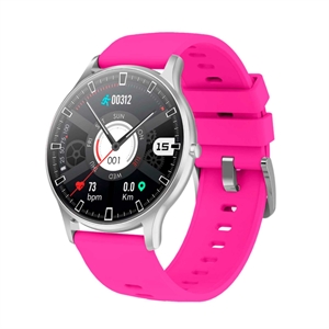 Изображение  BlueNEXT Man Healthy Smart Watch,IP67 Waterproof Daily Work Smart Watch,Healthy Aluminum Case with Round Dial Wristband(Magenta)