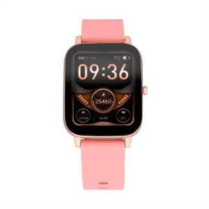 Picture of BlueNEXT Big Screen Smart Watch,IP67 Waterproof Wristband, Healthy Monitor Physical Activity, Heart Rate, Weather and Even Your Sleep Watch(Pink)