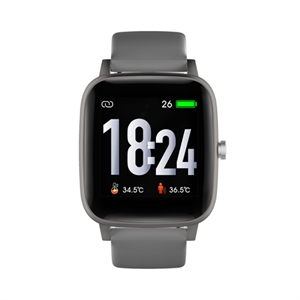BlueNEXT Fashion SportsSmart Watch,Sleep monitoring Temperature control,Sedentary Reminder, Health Monitoring Bracelet(Grey）