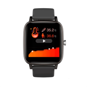 Image de BlueNEXT Fashion SportsSmart Watch,Sleep monitoring Temperature control,Sedentary Reminder, Health Monitoring Bracelet(Black）