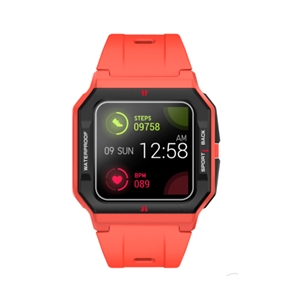 Изображение BlueNEXT Sporty Stylish Smart Watch,IP68 Waterproof Lntelligent Monitoring Healthy Heart Rate Blood Pressure Sleep Watch(Red)