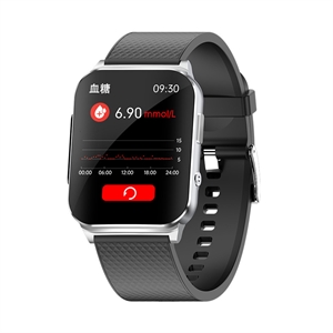 Image de BlueNEXT Health Smart Watch, 1.83in large screen IP67 waterproof watch, health sports watch with blood sugar function,blood pressure monitoring, heart rate monitoring,sleep monitoring,etc(Silvery）