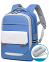 Picture of Blue And Purple Casual Pillow Backpack Schoolbag