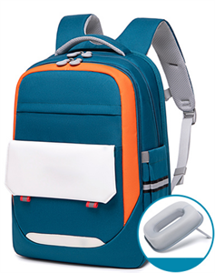 Picture of Vibrant Blue Casual Pillow Backpack Schoolbag